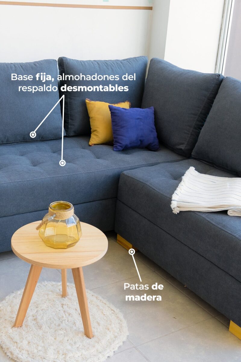 Miró Sofá Esquinero en venta en ciudad de santa fe a medida y tapizado a elección