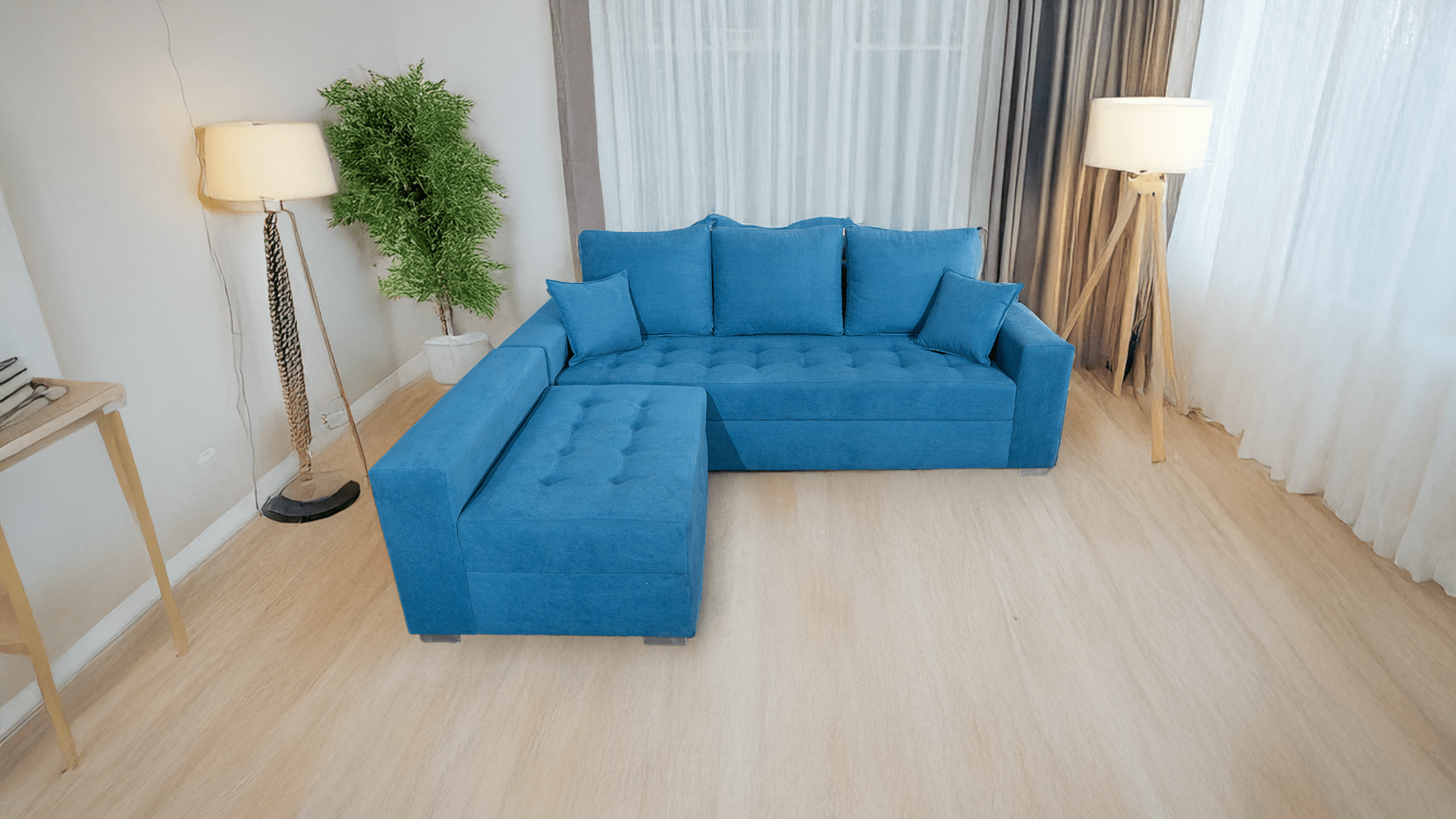Leon Sofá Esquinero en venta en ciudad de santa fe a medida y tapizado a elección. Sofá Point Tienda de sillones en Santa Fe